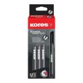 Kores K-Marker P1 Fine Tip Permanent Marker 12-pack Black 22100