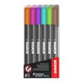 Kores K-Marker P1 Fine Tip Permanent Marker 6-pack 22146