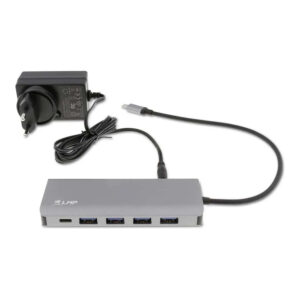 LMP 7-in-1 Type-C Hub with 36W External Power Supply Grey 22366
