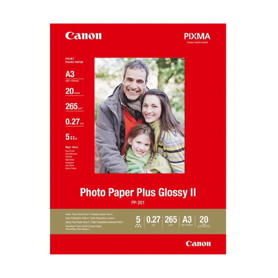 Canon PP-201 Glossy II Photo Paper Plus A3 – 20 Sheets 2311B020