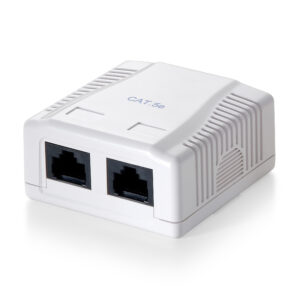 Equip Premium 2-port CAT6 Surface Mount Box 235212
