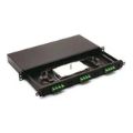 Premium Line Blank Adapter Panel for Fibre Optic Patch Panel Black 242500002