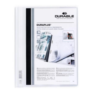 Durable DURAPLUS A4 Project Presentation File 25-pack White 257902