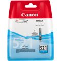 Canon CLI-521 Cyan Printer Ink Tank Cartridge Original 2934B001 Single-pack