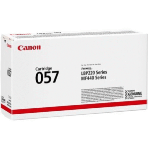 Canon 057 Black Toner Cartridge 3,100 Pages Original 3009C002 Single-pack