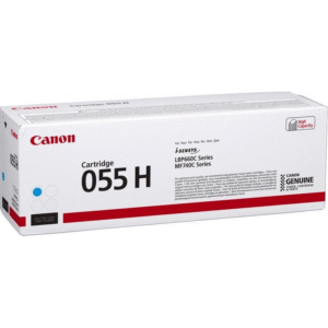Canon 055H Cyan Toner Cartridge 5,900 Pages Original 3019C002 Single-pack
