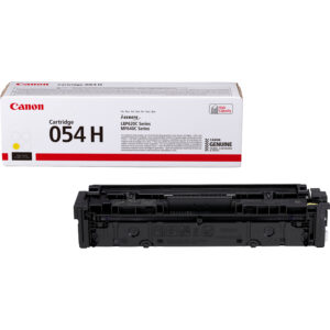 Canon 054H Yellow Toner Cartridge 2,300 Pages Original 3025C002 Single-pack