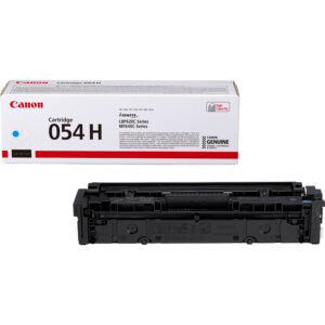 Canon 054H Cyan Toner Cartridge 2,300 Pages Original 3027C002 Single-pack