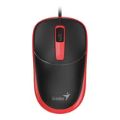 Genius DX-123 USB Wired Optical Mouse Black and Red 31010033402