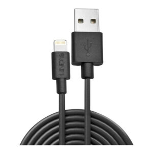 Lindy 3m USB to Lightning Cable Black 31322