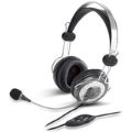 Genius HS-04SU Wired Headset with Noise Cancelling Mic Silver 31710045100