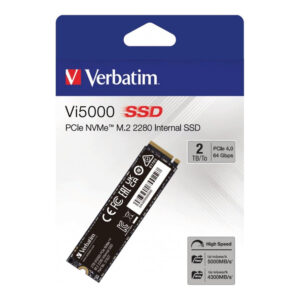 Verbatim Vi5000 2TB M.2 2280 PCIe Gen 4×4 NVMe Internal SSD 31827
