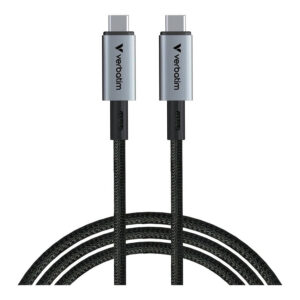 Verbatim 1.2m USB-C to USB-C USB4 240W Cable Black 31847