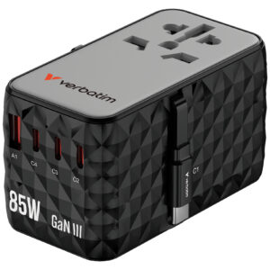 Verbatim Charge and Travel 85W Diamond Travel Adapter 32127