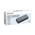 Verbatim CDS-15S256 USB-C Pro 15-in-1 Docking Station with Vi3000 256GB Internal SSD 32174