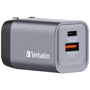 Verbatim 35W 2-in-1 GaN Wall Charger 32200