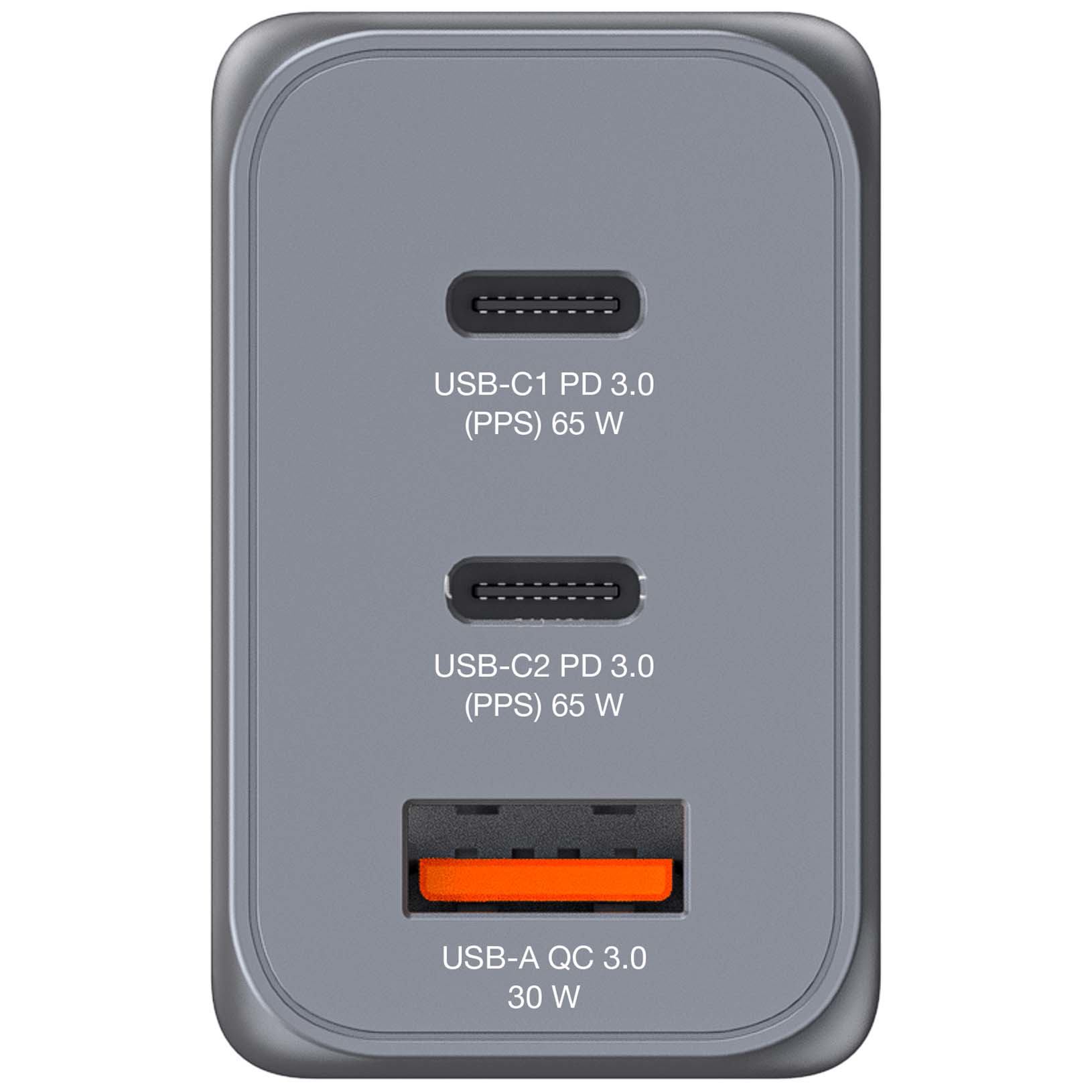 Verbatim 65W 3-in-1 GaN Wall Charger 32201 - Image 2