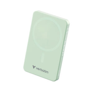 Verbatim Charge n Go Essentials 5000mAh Magnetic Wireless Powerbank Green 32226