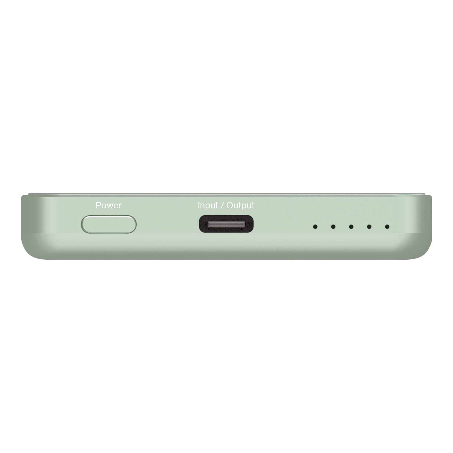 Verbatim Charge n Go Essentials 5000mAh Magnetic Wireless Powerbank Green 32226 - Image 3