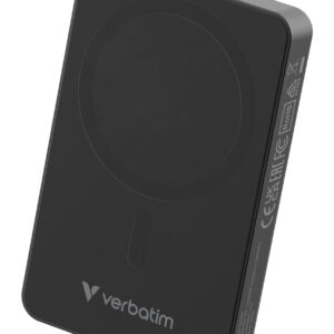 Verbatim Charge n Go Essentials 10000mAh Magnetic Wireless Powerbank Black 32227
