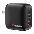 Verbatim 100W 4-Port Mini GaN Wall Charger Black 32231