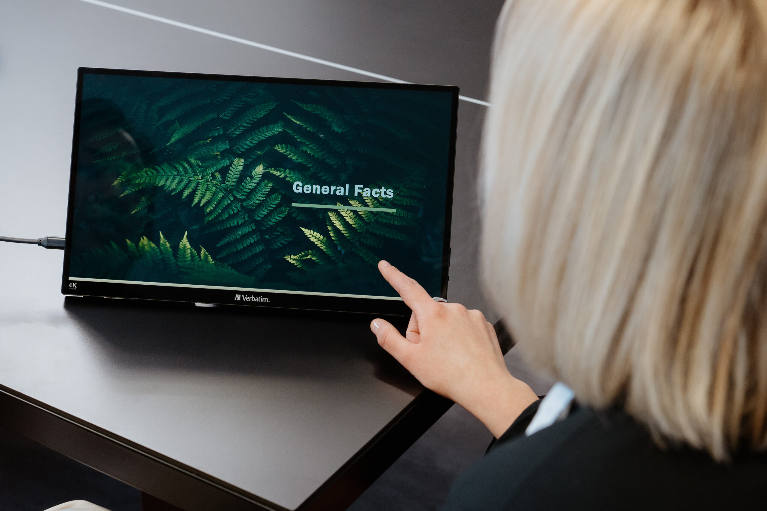 Verbatim 15.6-inch 3840 x 2160p UHD 16:9 60Hz 6ms LCD IPS Portable Monitor 32238 - Image 2