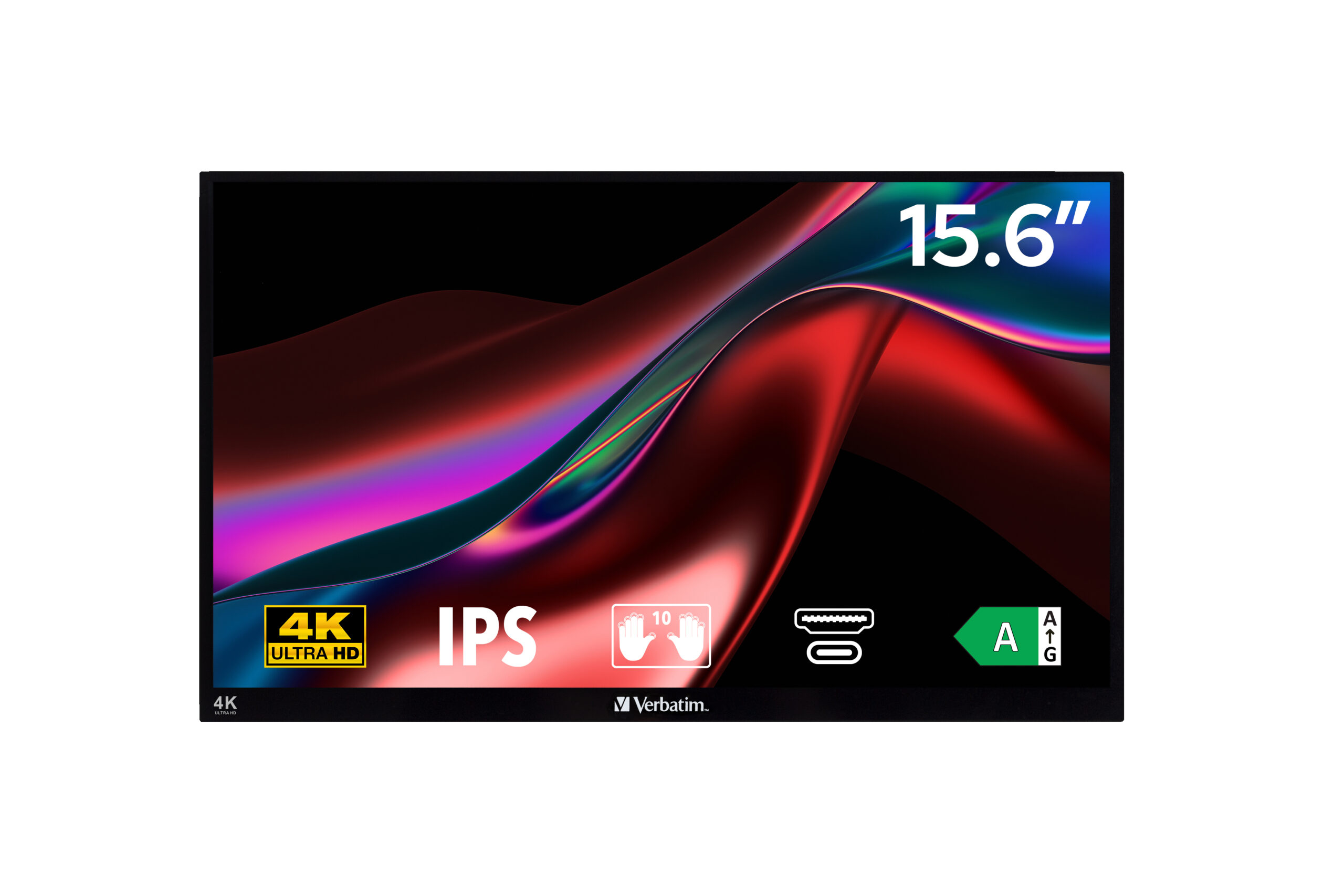 Verbatim 15.6-inch 3840 x 2160p UHD 16:9 60Hz 6ms LCD IPS Portable Monitor 32238 - Image 3