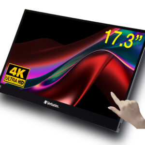 Verbatim 17.3-inch 3840 x 2160p UHD 16:9 60Hz 6ms LCD IPS Portable Monitor 32239