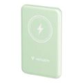 Verbatim 5000mAh Charge n Go Magnetic Wireless Power Bank Green 32241