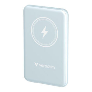 Verbatim 5000mAh Charge n Go Magnetic Wireless Power Bank Blue 32242