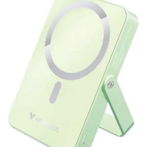 Verbatim Charge n Go 10,000mAh Magnetic Wireless Charging Power Bank Glass with Stand Green 32259