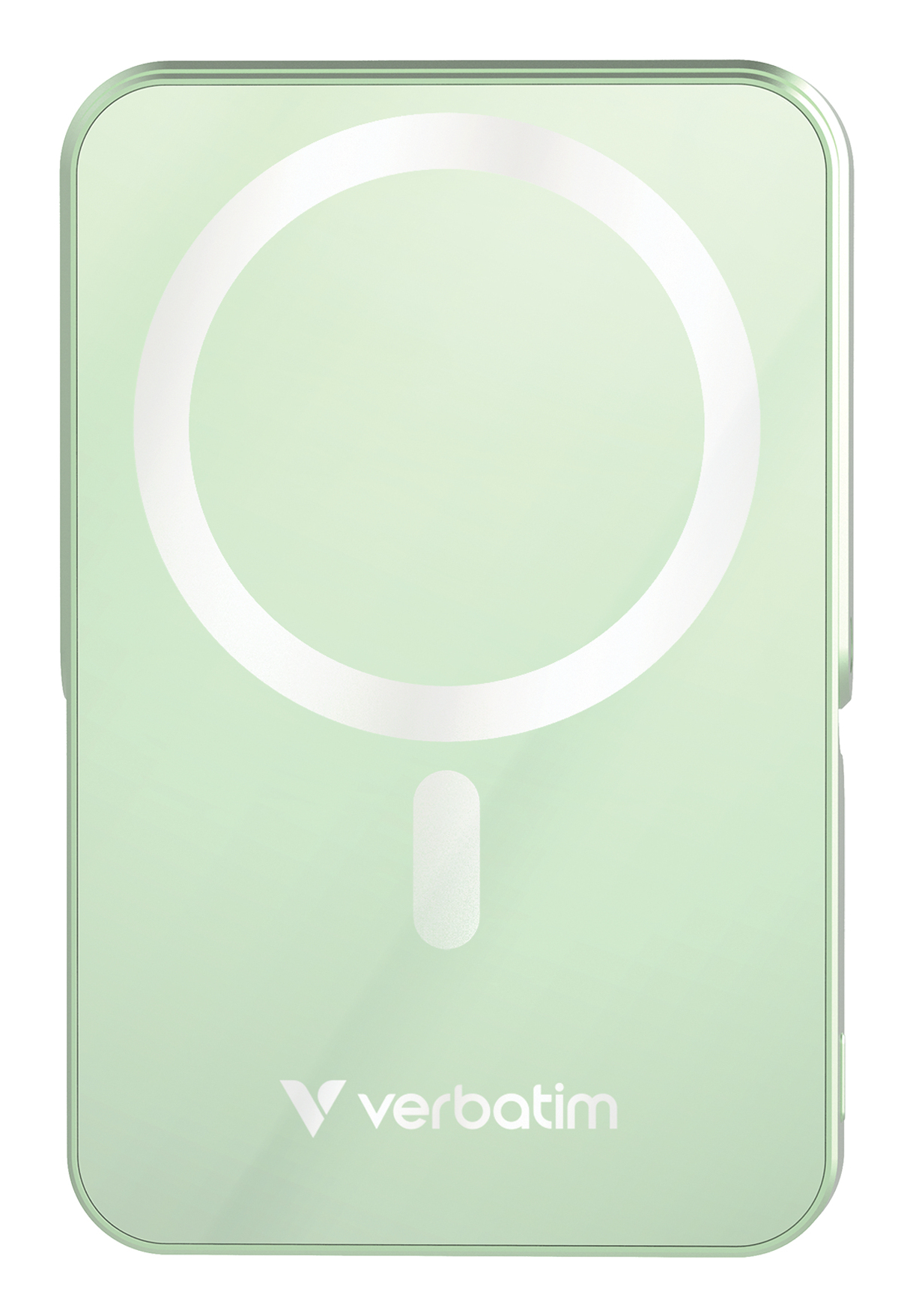 Verbatim Charge n Go 10,000mAh Magnetic Wireless Charging Power Bank Glass with Stand Green 32259 - Image 2