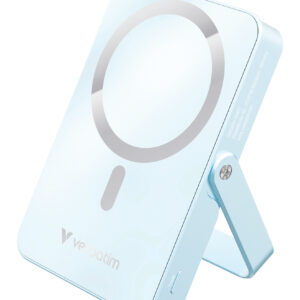 Verbatim Charge n Go 10,000mAh Magnetic Wireless Charging Power Bank Glass with Stand Blue 32266