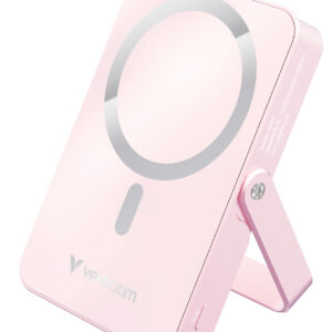 Verbatim Charge n Go 10,000mAh Magnetic Wireless Charging Power Bank Glass with Stand Pink 32267