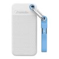 Verbatim 1TB Pocket SSD USB 3.2 Gen 2 with Two Rubber Sleeves White and Light Blue 32320