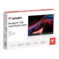 Verbatim Light Series 14-inch 1920 x 1080p FHD 16:9 60Hz 10ms LED IPS Portable Touchscreen Monitor 32400