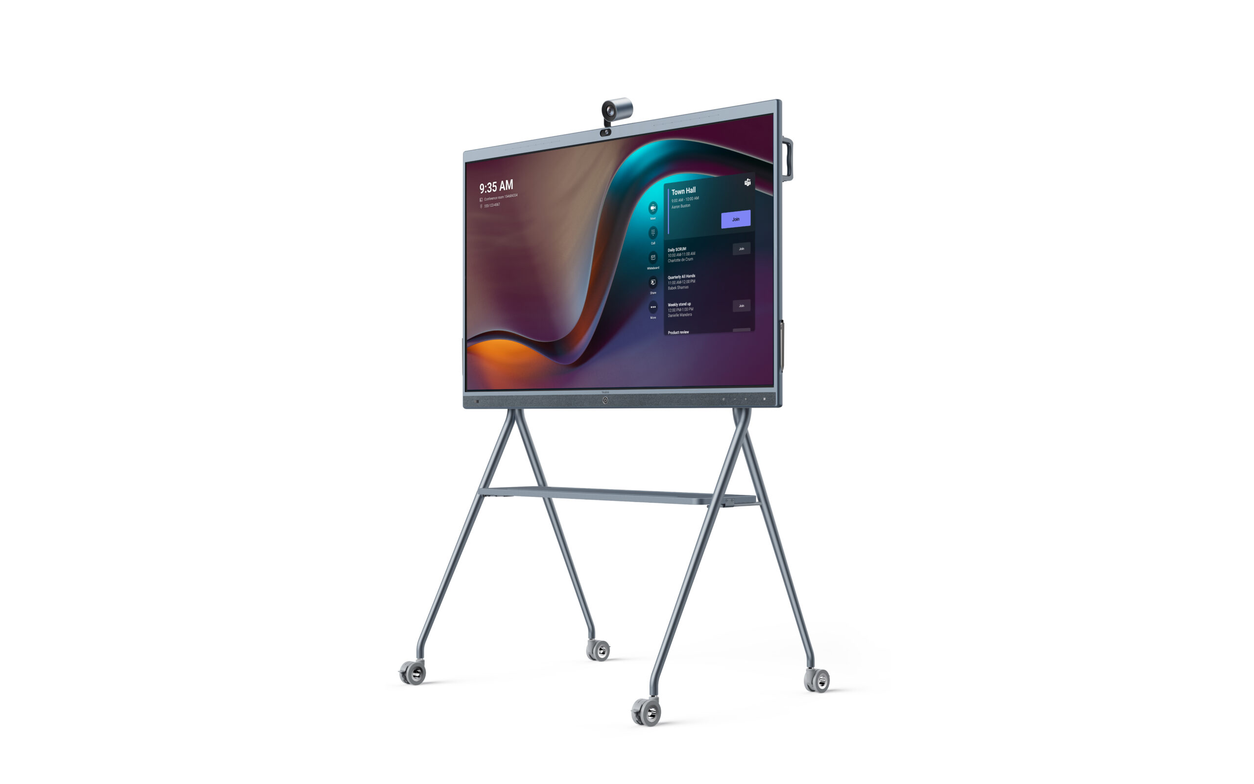 Yealink Movable Floorstand for Meeting Board 65-inch 330100055002 - Image 2
