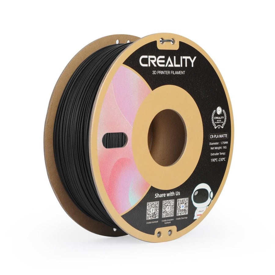 Creality 1kg Matte PLA 1.75mm Printing Filament Black 3301010297