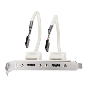 Lindy 2-port USB 2.0 PC Back Plate 33147