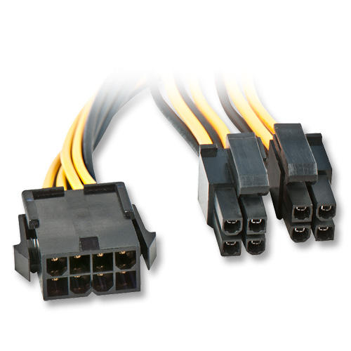 Lindy 40cm Approx. EPS12V/eATX/BTX 12V 8-pin Mainboard Power Extension Cable 33163
