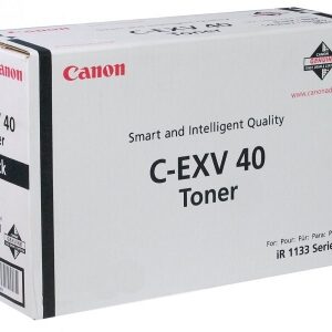 Canon C-EXV 40 Black Toner Cartridge 6,000 Pages Original 3480B006 Single-pack