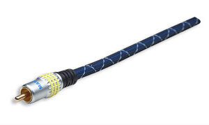 Manhattan 1.5m Cable RCA Composite Video Cable Blue 361231