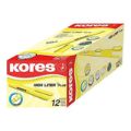 Kores Highliner Chisel Tip Pen type 12-pack Yellow 36201