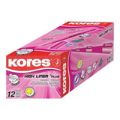 Kores Highliner Chisel Tip Pen type 12-pack Pink 36202