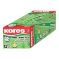 Kores Highliner Chisel Tip Pen type 12-pack Green 36205