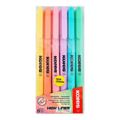 Kores Highliner Chisel Tip Pen 6-pack Pastel 36246