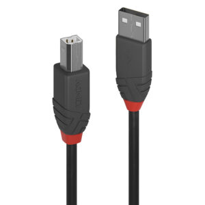Lindy Anthra Line Type-A to Type-B USB 2.0 Cable 5m 36675