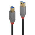 Lindy 3m Anthra Line 5Gbps USB 3.2 Type A to B Cable 36743
