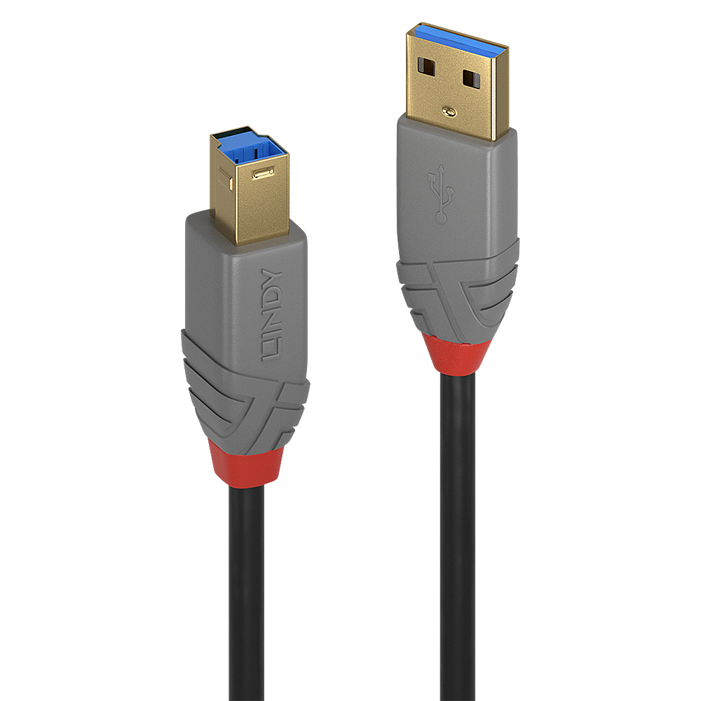 Lindy Anthra Line Type-A to Type-B Cable 5m 36744