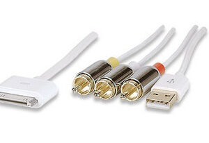 Manhattan 1.5m Ilynk AV Cable Composite Video Cable 3 X RCA + USB White 393713